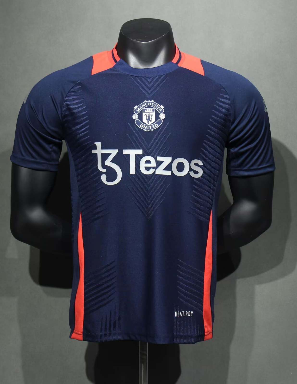 24 25 Man united blue training player version 24 25 曼联 蓝色 训练 球员 S-3XL