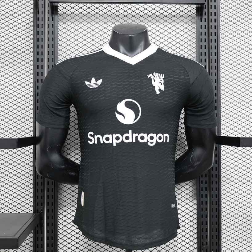 24 25 Man united goalkeeper black player version size S-2XL 24 25 曼联 守门员 球员