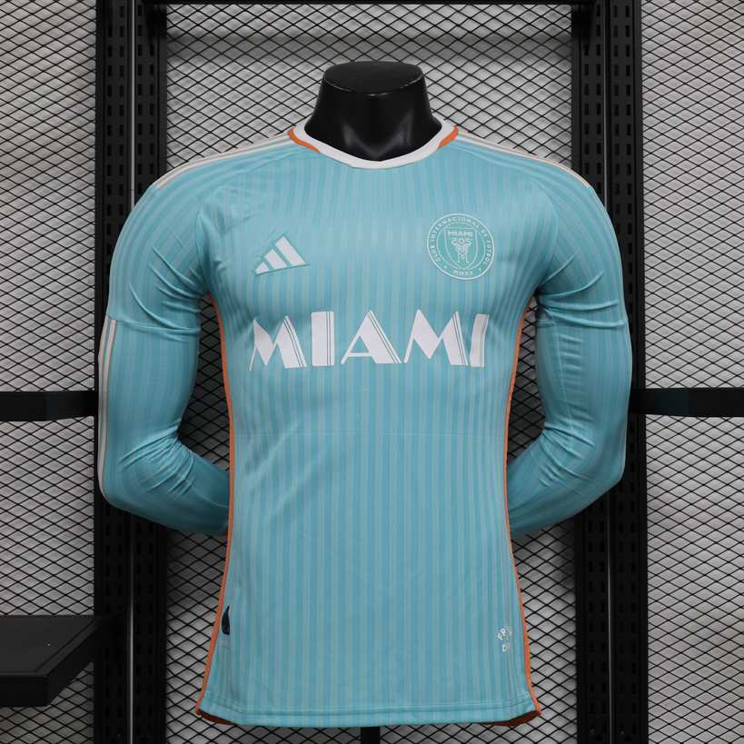 24 25 Miami third away long sleeves player version size S-2XL 24 25 迈阿密 二客 长袖 球员