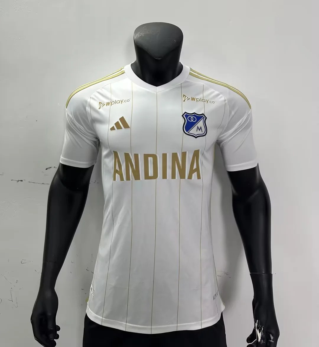 24 25 Millonarios away player version size S-2XL 24 25 百万富翁 客场 球员