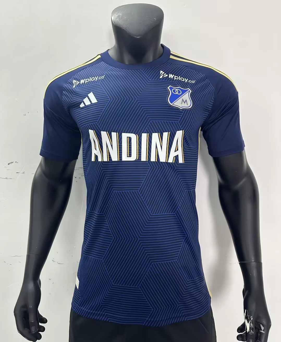 24 25 Millonarios home player version size S-2XL 24 25 百万富翁 主场 球员