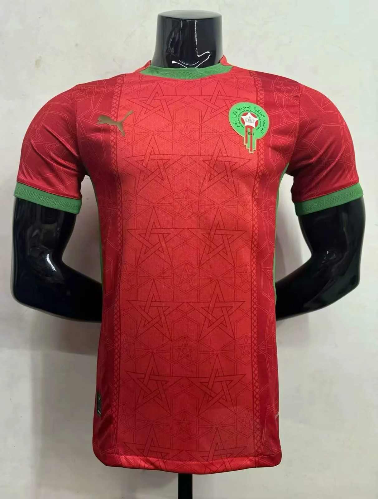 24 25 Morocco home player version size S-2XL 24 25 摩洛哥 主场 球员
