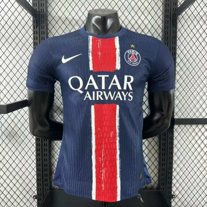 24 25 PSG Paris home champions version with star player version 24 25 巴黎 主场 欧冠版