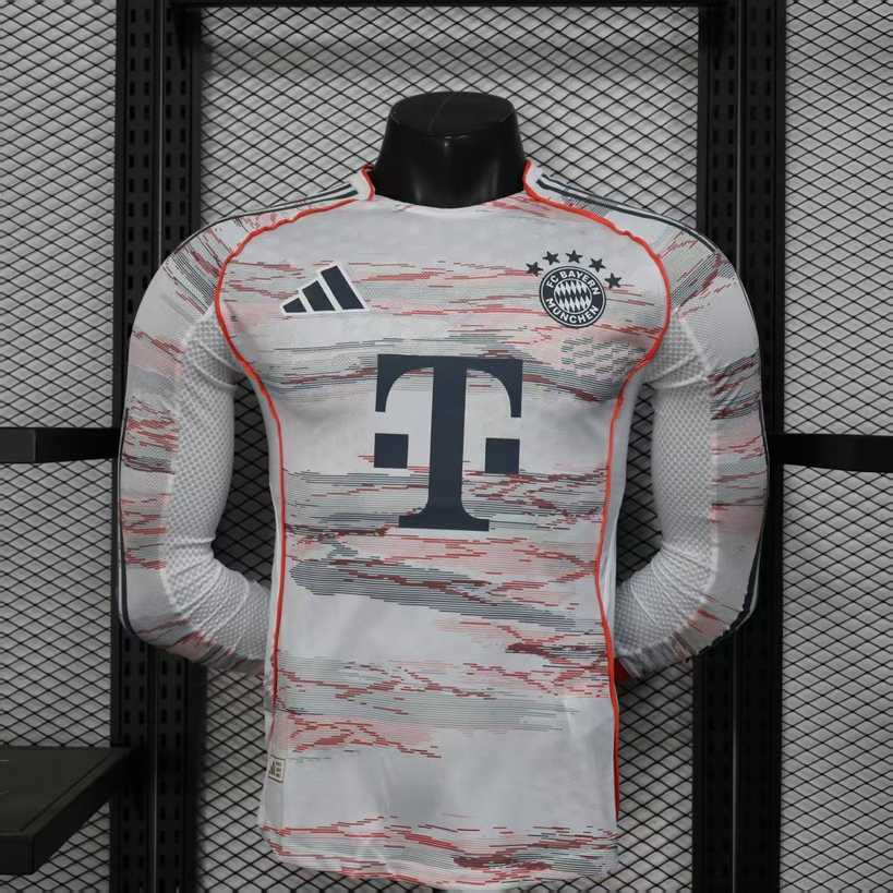25 26 Bayern away long sleeves player version size S-2XL 25 26 拜仁 客场 长袖 球员