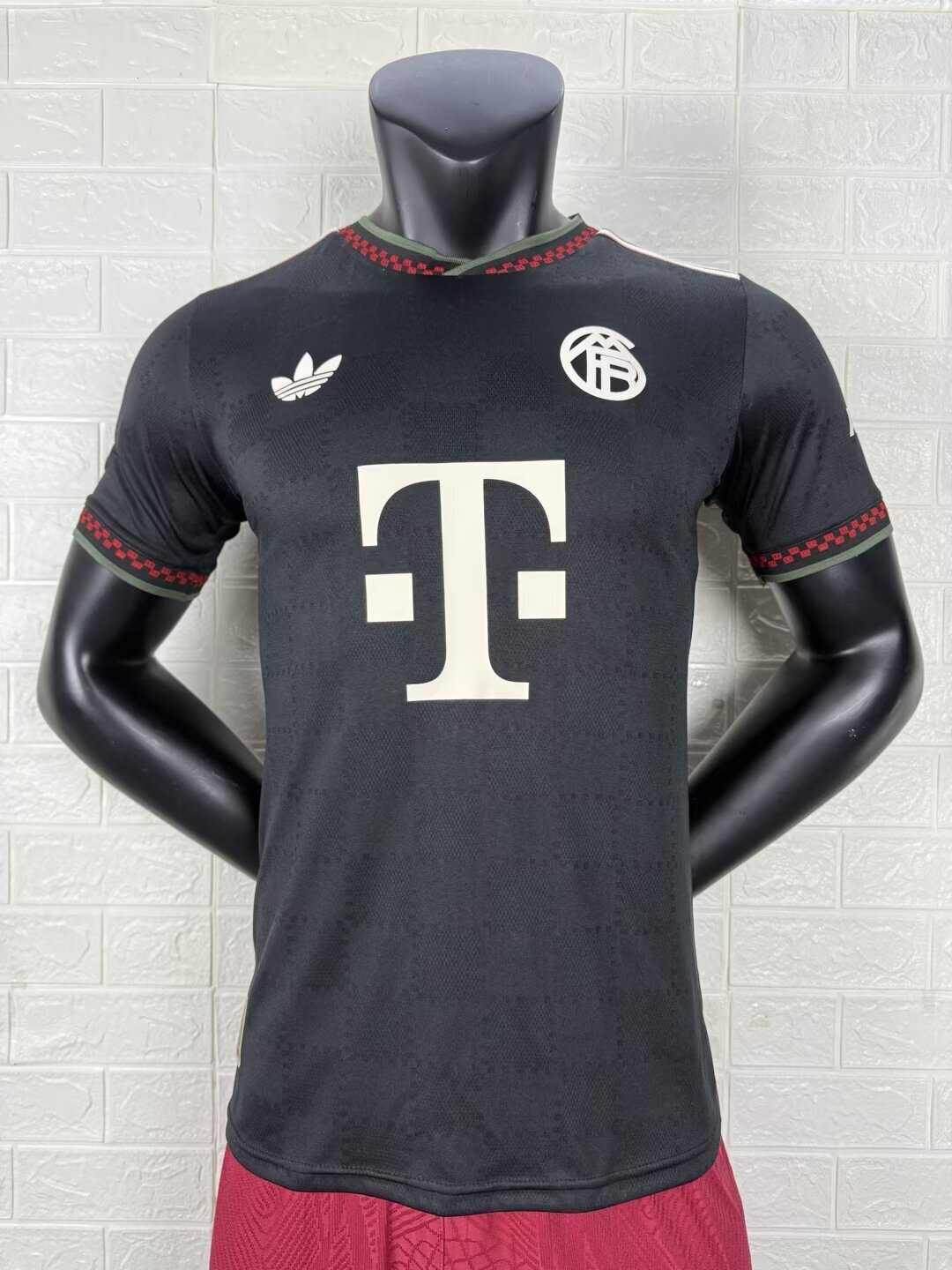 25 26 Bayern third away player version 25 26 拜仁 二客 球员 S-4XL