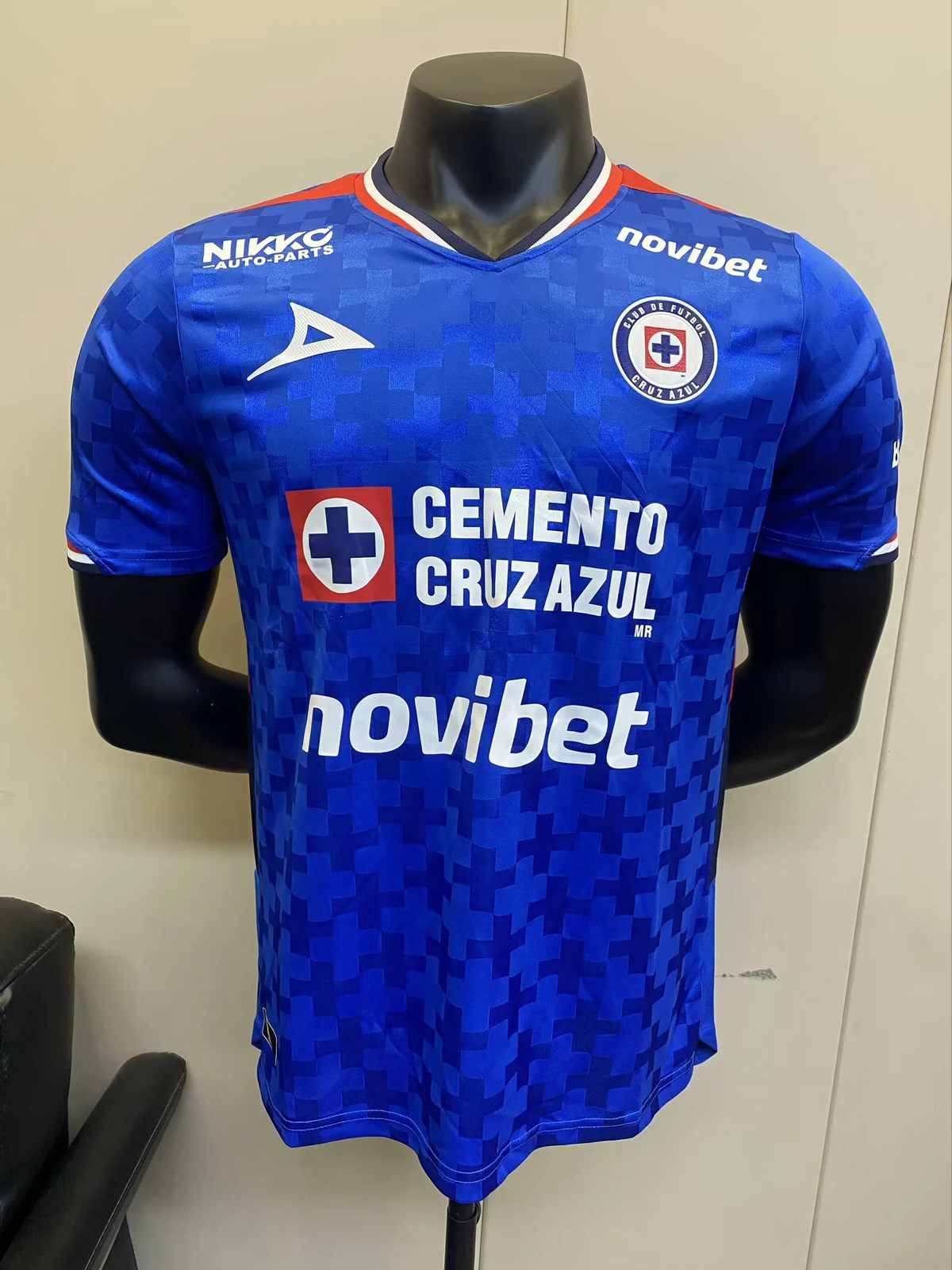 25 26 Cruz Azul home player version size S-3XL 25 26 蓝十字 主场 球员
