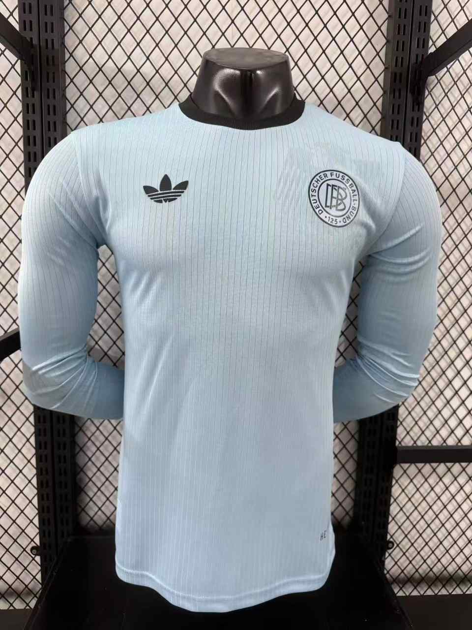 25 26 Germany 125th Anniversary blue long sleeves player version size S-3XL 25 2