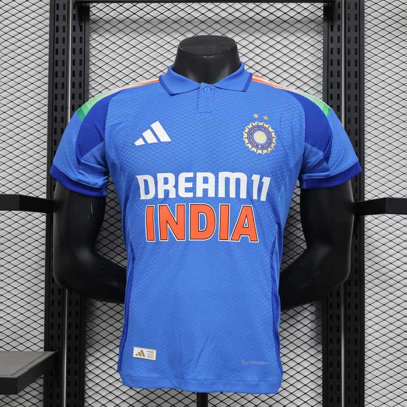 25 26 India blue player version size S-2XL 25 26 印度 蓝色 球员
