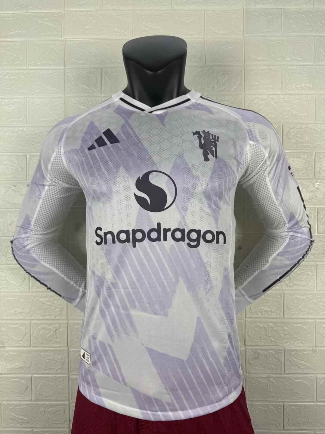 25 26 Man United away long-sleeved player version 25 26 曼联 客场 长袖 球员