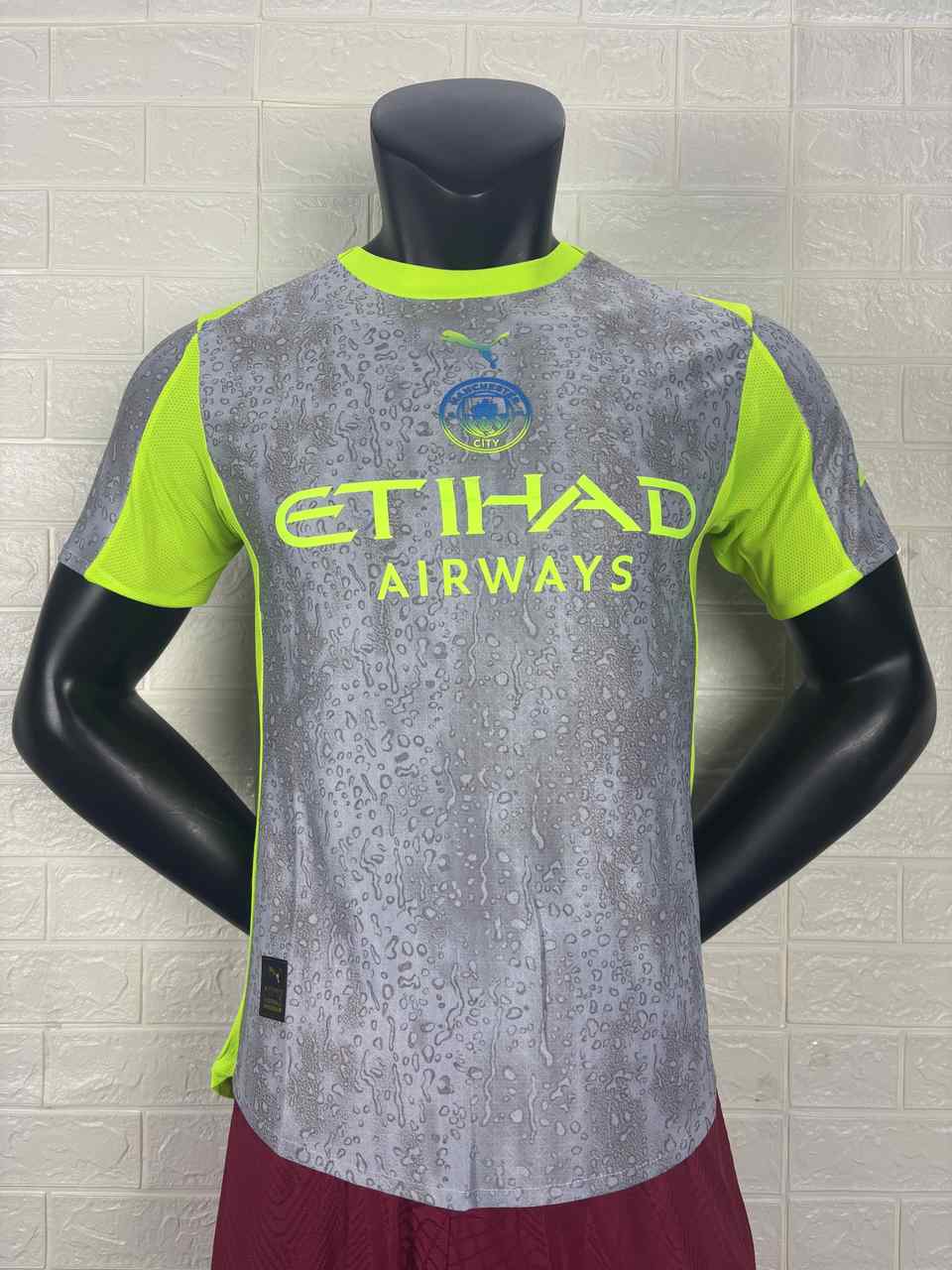 25 26 Man city third away player version size S-2XL 25 26 曼城 二客 球员