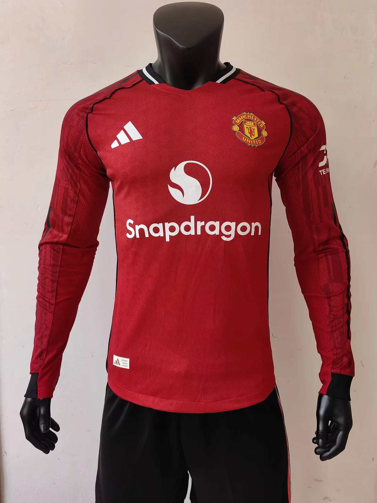 25 26 Man united home long sleeves player version size S-2XL 25 26 曼联 主场 长袖 球员