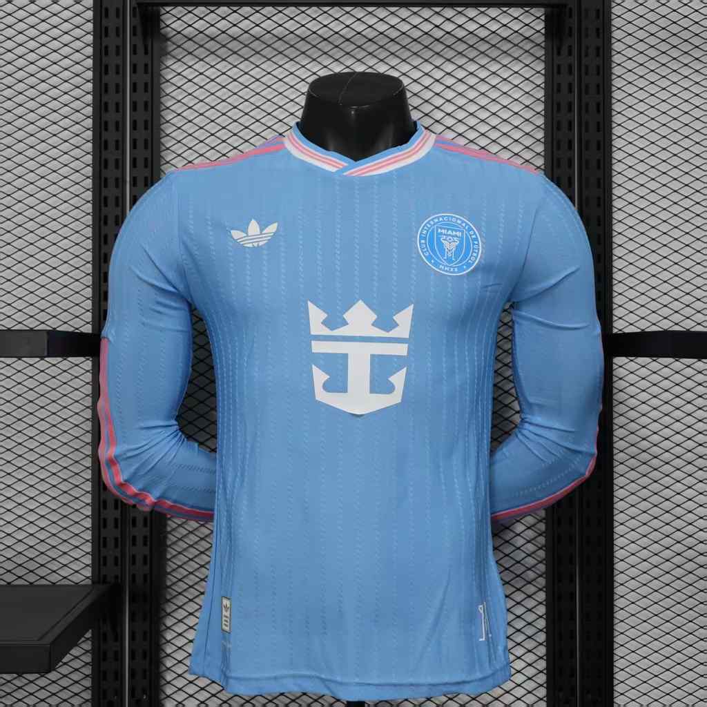 25 26 Miami third away long sleeves player version size S-2XL 25 26 迈阿密 二客 长袖 球员