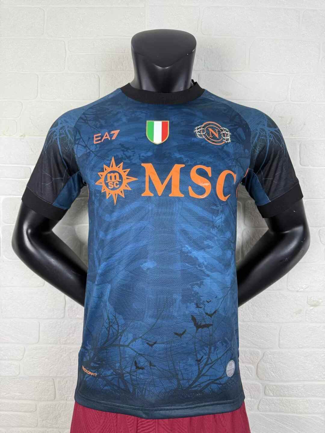 25 26 Napoli Halloween Special Edition Blue player version 25 26 那不勒斯 万圣节 特别版 蓝色