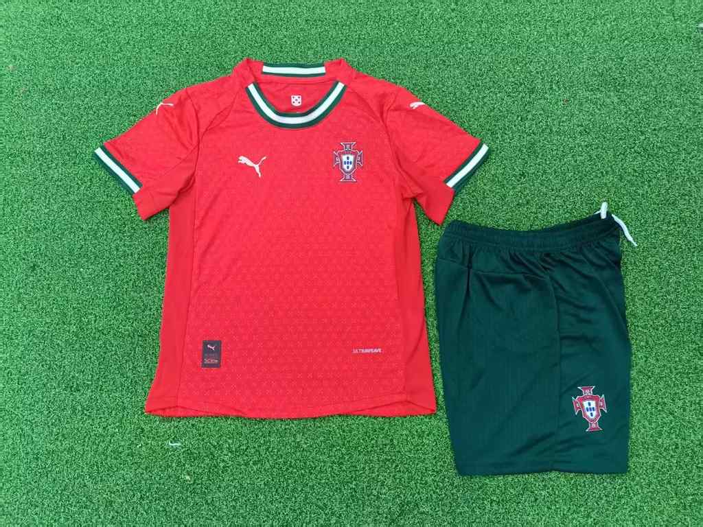 25 26 Portugal home player version kids kit 25 26 葡萄牙 主场 球员 儿童套装