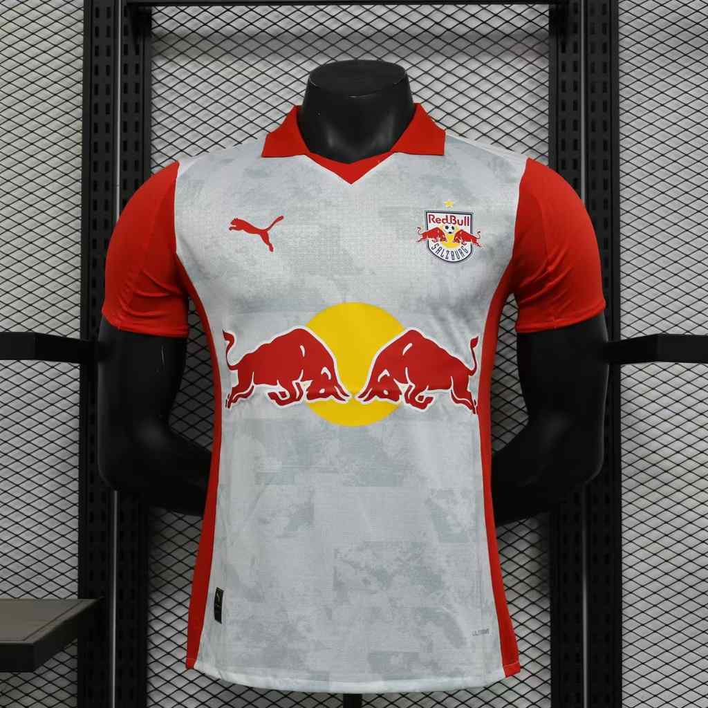 25 26 RB Salzburg home player version size S-2XL 25 26 萨尔茨堡红牛 主场 球员