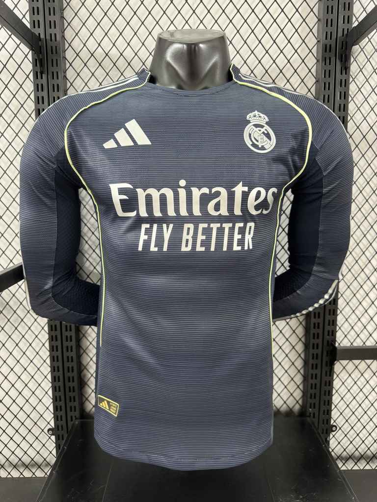 25 26 Real Madrid away long sleeves Player 25 26 皇马 客场 长袖 球员