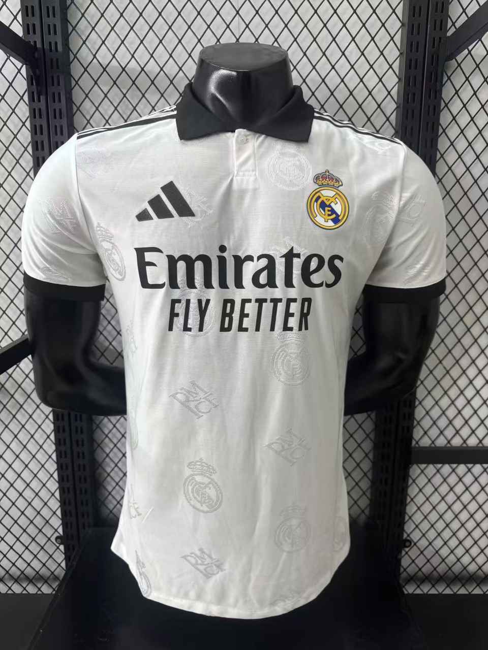 25 26 Real Madrid special version white POLO player version size S-2XL 25 26 皇马
