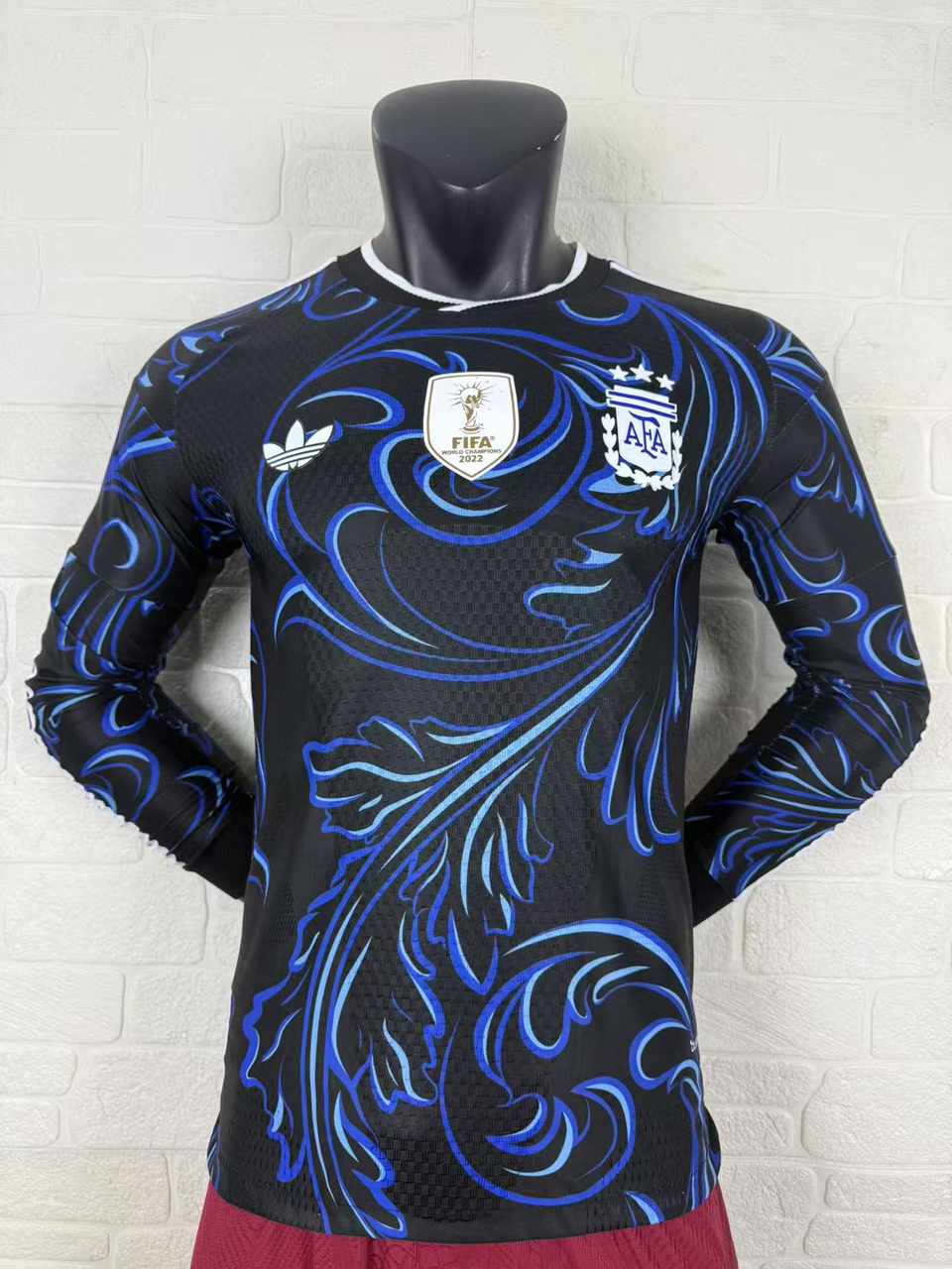 26 27 Argentina away long sleeved Player version S-3XL 26 27 阿根廷 客场 长袖 球员 S-3XL