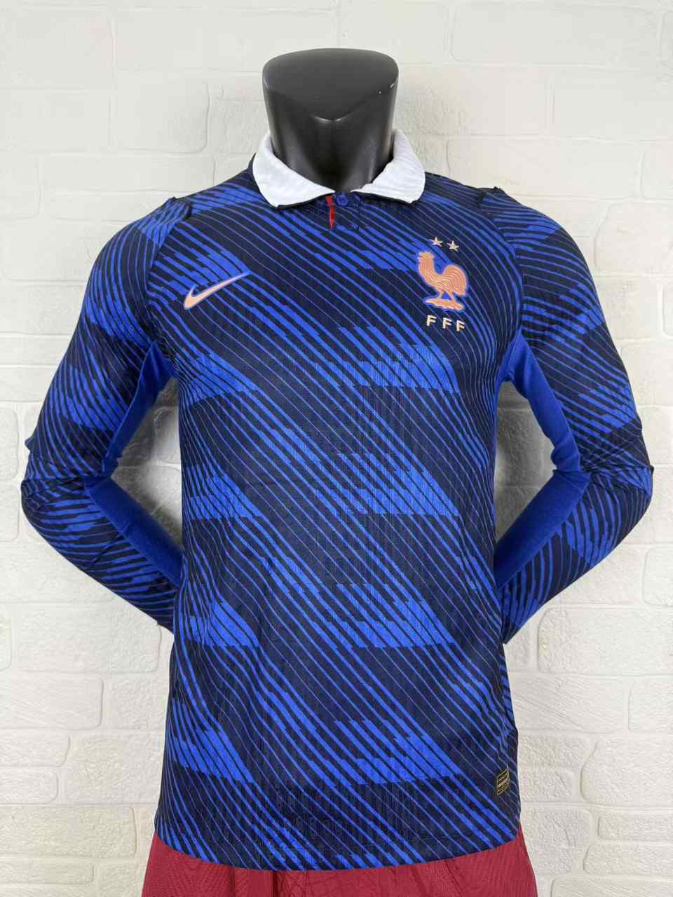 26 27 France home long sleeved Player version S-3XL 26 27 法国 主场 长袖 球员