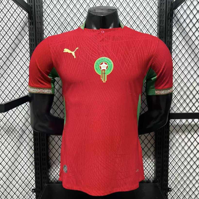 26 27 Morocco home Player S-XXL 26 27 摩洛哥 主场 球员