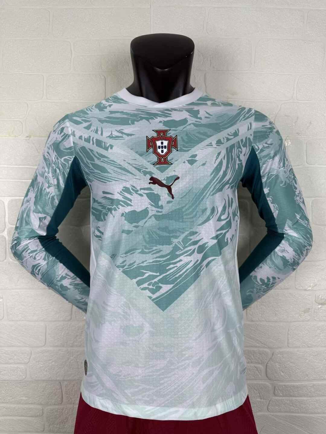 26 27 Portugal away long sleeved Player S-3XL 26 27 葡萄牙 客场 长袖 球员
