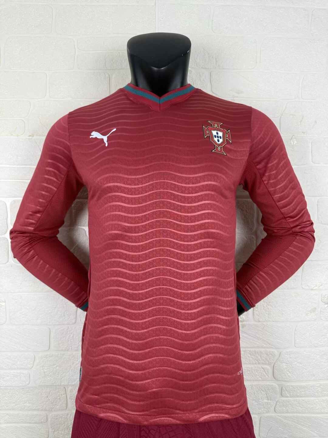 26 27 Portugal home long sleeved Player version S-3XL 26 27 葡萄牙 主场 长袖 球员