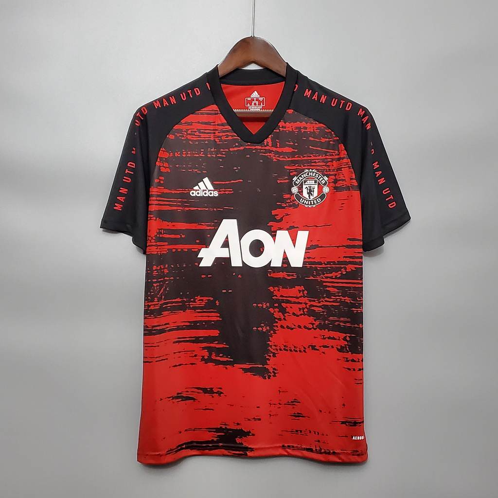 20-21 M-a-n Ud training suit red-black