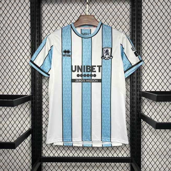 24-25 Middlesbrough away soccer jersey