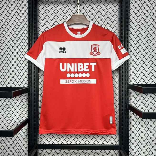 24-25 Middlesbrough home soccer jersey