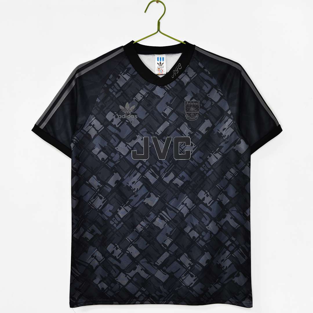 1990/92 Arsenal Black Retro Soccer Jersey