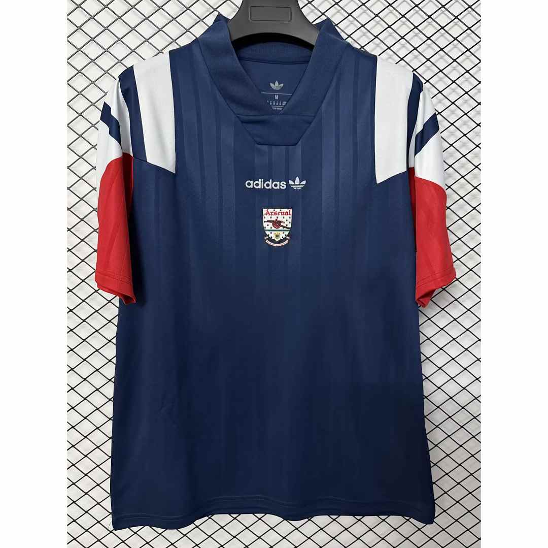 Maillot de football Arsenal bleu foncé EQT — 2026/27 · tailles S–4XL