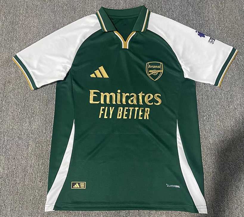 Maillot de football Arsenal vert spécial version — 2026/27 · tailles S–2XL