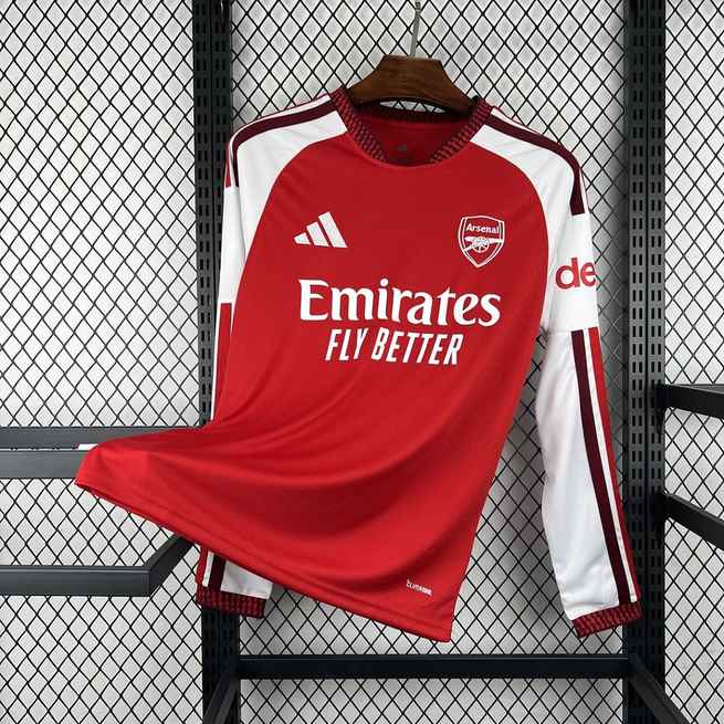 2026/27 Arsenal Home Long Sleeve Soccer Jersey S-4XL