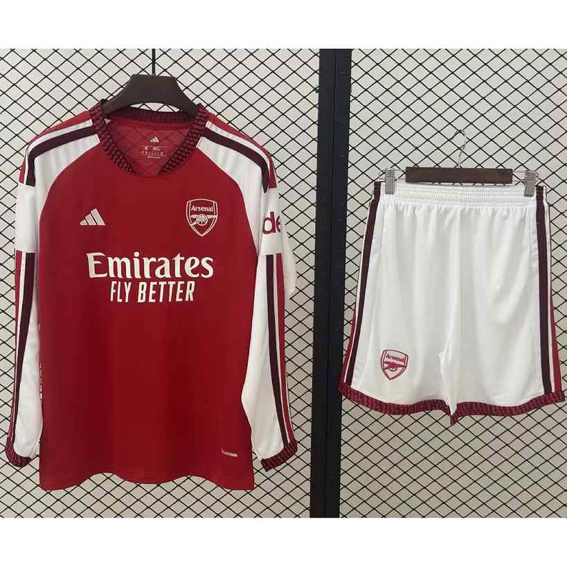2026/27 Arsenal Red Home Long Sleeve Adult Soccer Jersey Suit S-2XL