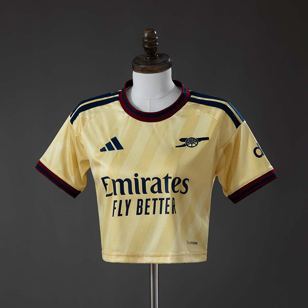 2026/27 Arsenal Third Away Women's Crop Top Soccer Jersey Size S-2XL