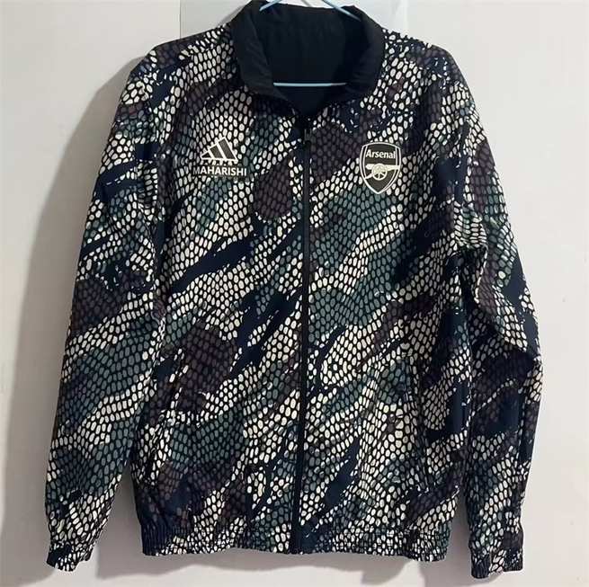 23-24 ASN Black reversible Windbreaker
