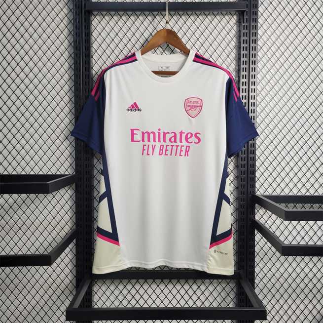 23-24 ASN white Training Suit with pink logo