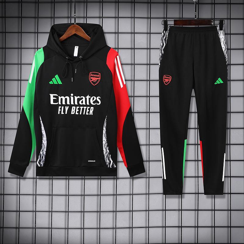 24-25 ASN black hoodie suit