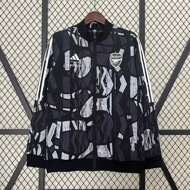 24-25 ASN gray and black windbreaker
