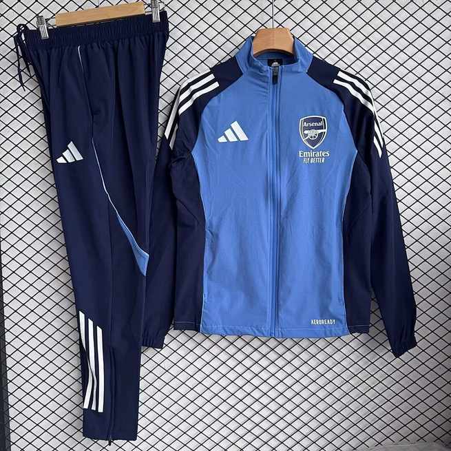 Coupe-vent Arsenal bleu — 2025/26 · tailles S–2XL