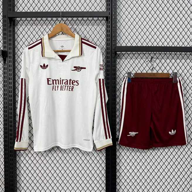Arsenal 2025/26 Third Away Long Sleeve kid kit