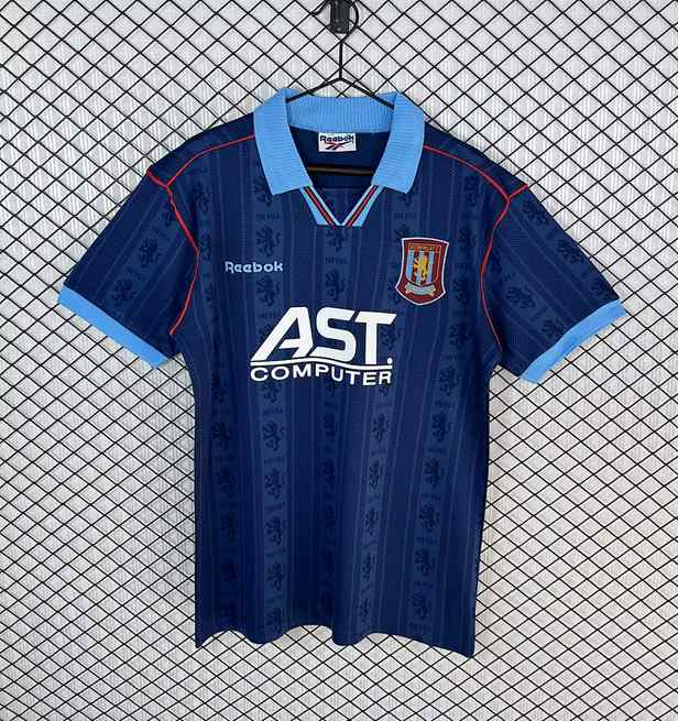 Maillot de football Aston Villa — 1995/96 · Extérieur · Rétro · tailles S–2XL