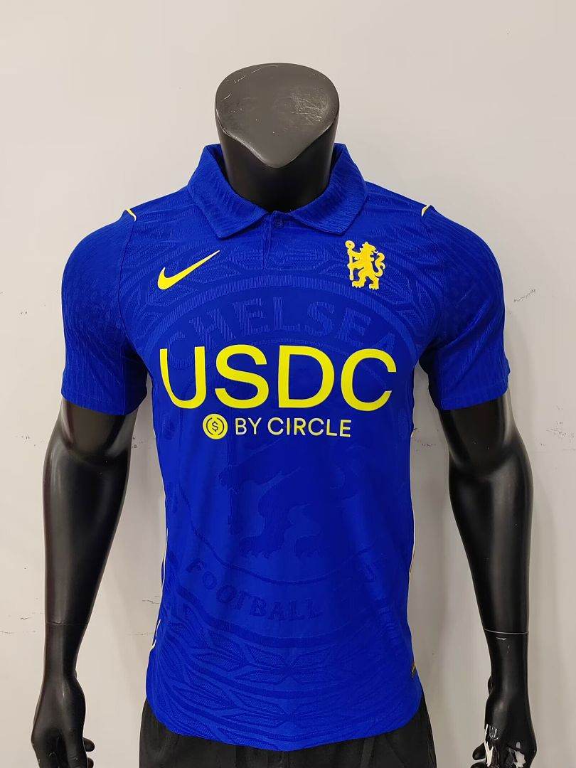 2026/27 Chelsea Home Player Version Soccer Jersey With Sponsors S-4XL