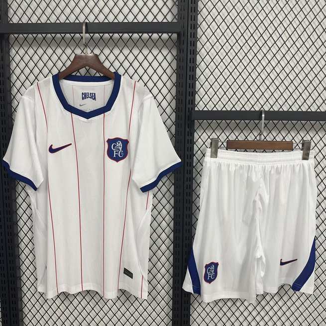 Ensemble de football adulte Chelsea blanc — 2026/27 · Troisième maillot · tailles S–2XL