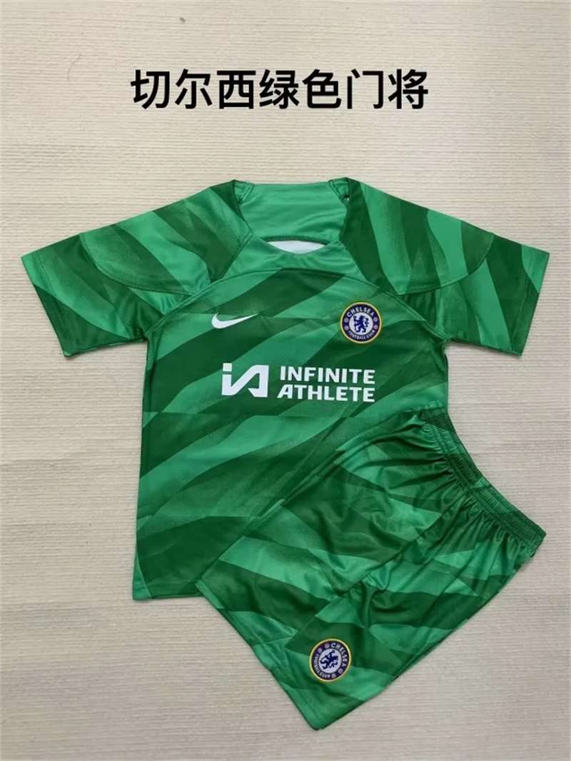 23-24 CHE Green Goalkeeper kit