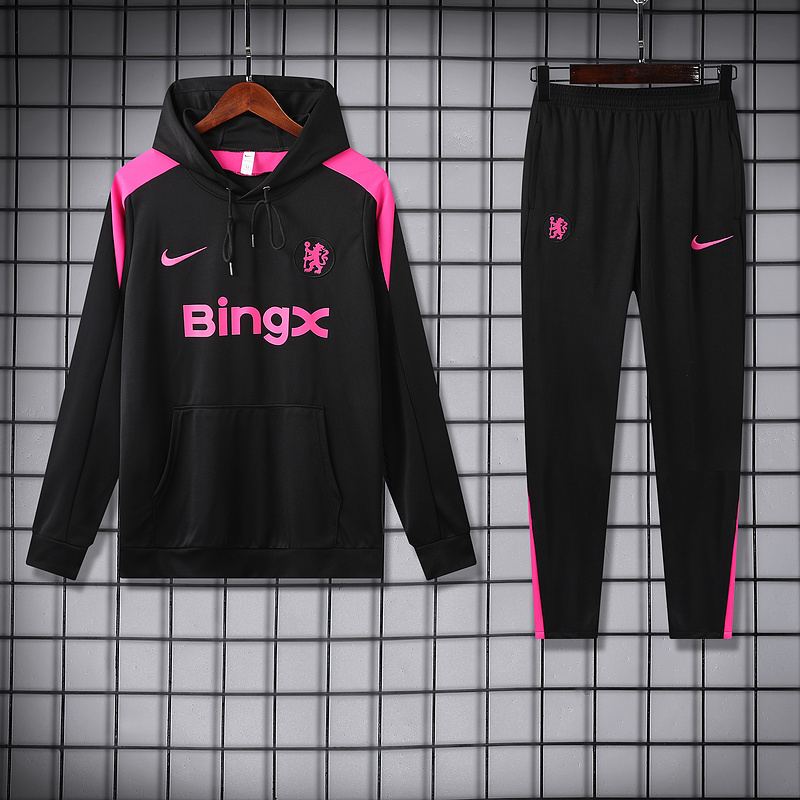 24-25 CHE Black hoodie suit
