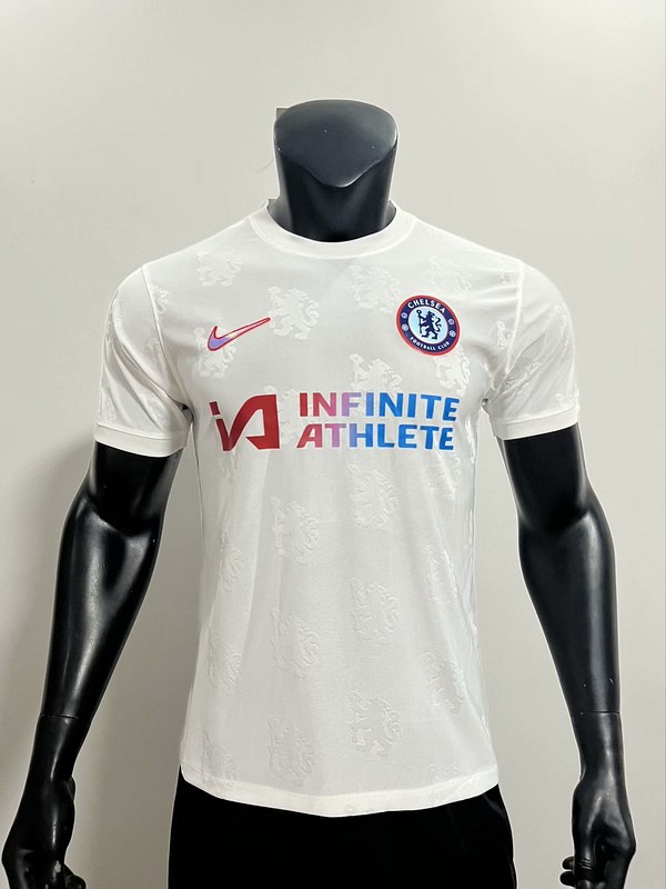 Maillot de football 24-25 CHE blanc entraînement — Version joueur