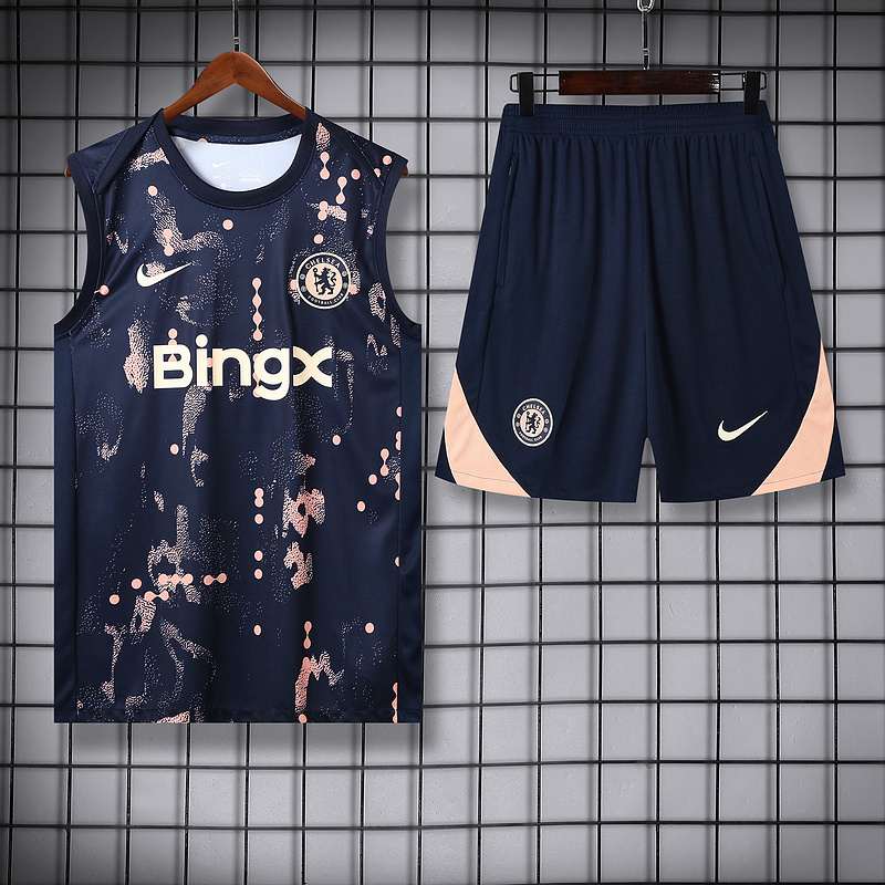 25-26 CHE Dark blue and Orange training suit