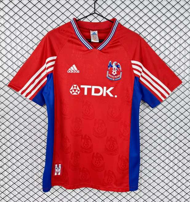 Retro 1998-99 Crystal Palace home soccer jersey size S-2XL