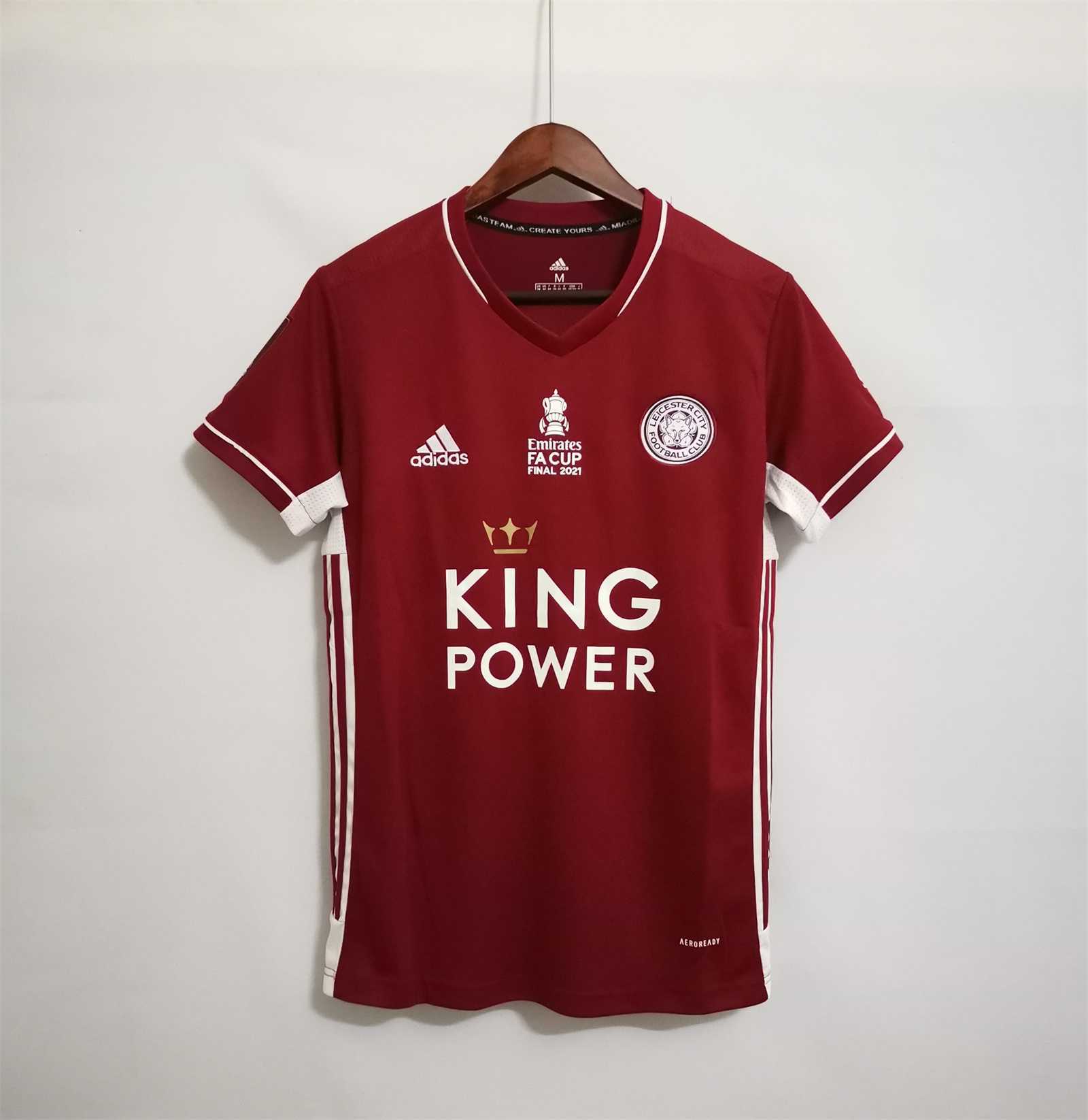 20-21 Leicester City third away with FA cup sponsers